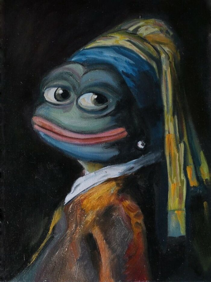 This Russian Artist Transforms Pepe The Frog Into Works Of Art