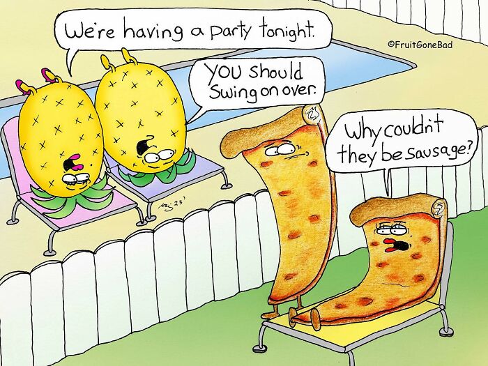 41 New Times NY Cartoonist Captures Dark Humor In One-Panel Food Comics