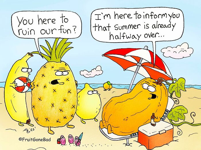 41 New Times NY Cartoonist Captures Dark Humor In One-Panel Food Comics