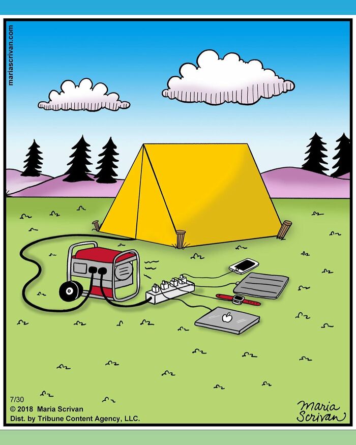 Cartoonist Maria Scrivan Giggles Her Audience Only Through Single-Panel (44 New Pics)