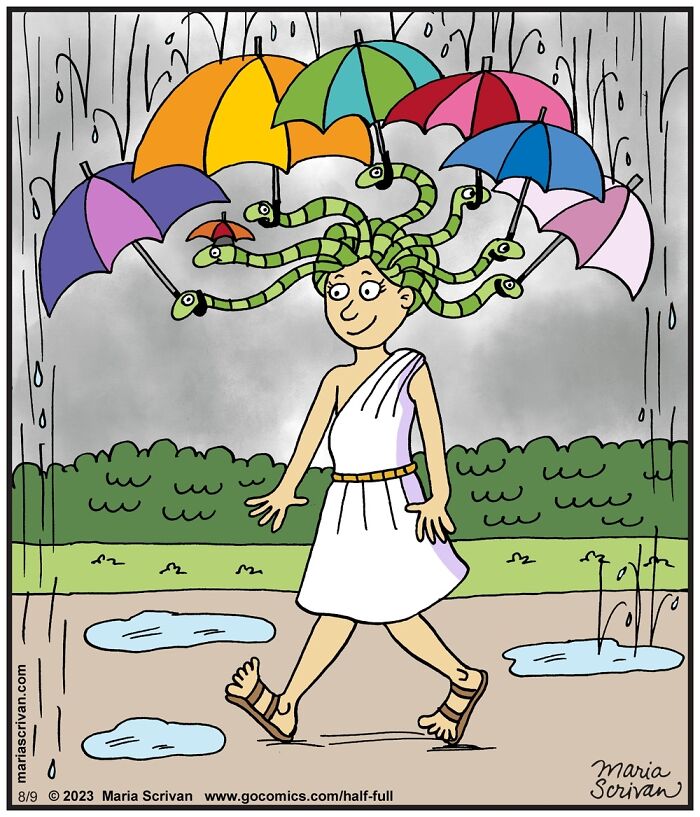 Cartoonist Maria Scrivan Giggles Her Audience Only Through Single-Panel (44 New Pics)