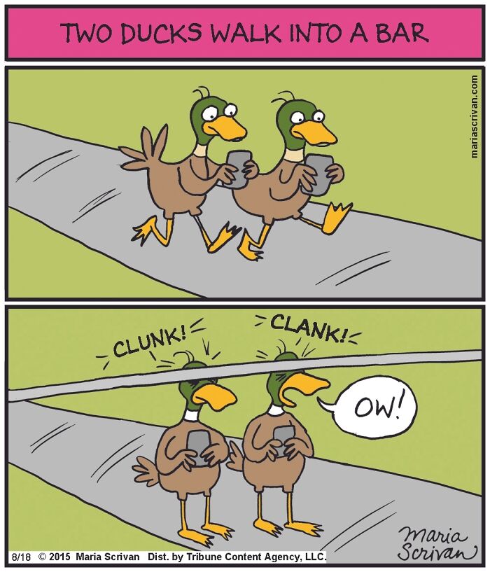 Cartoonist Maria Scrivan Giggles Her Audience Only Through Single-Panel (44 New Pics)