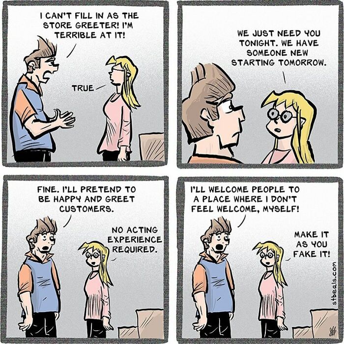 Artist Creates Humorous Cartoons Retail Workers And Ordinary People Are Likely To Relate To (44 New Pics)