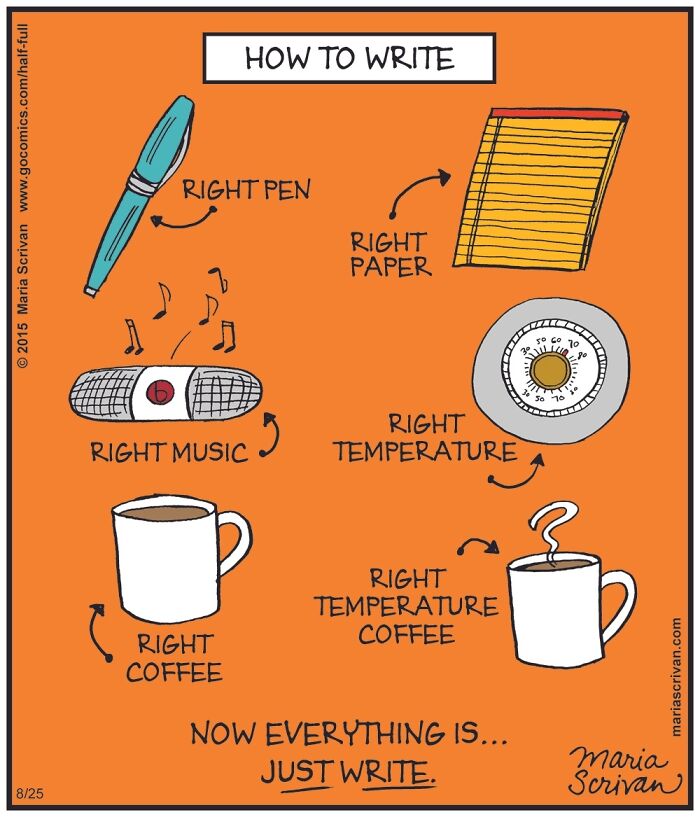 Cartoonist Maria Scrivan Giggles Her Audience Only Through Single-Panel (44 New Pics)