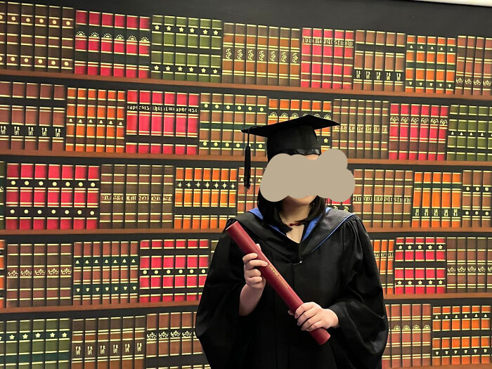 My Graduation Photo. I Just Graduated Last December And Everyone Keep Saying How Much I Smile In The Photo. After Suffering Anxieties, Depression And Had To Retake The Last Semester, I Am Thankful To My Friends, Families And Those Who Supported Me. And Although I Haven't Reach My Dream, I Have A Good Job, Supportive Families And Fun Hobbies. I Have Content And Happy Life!