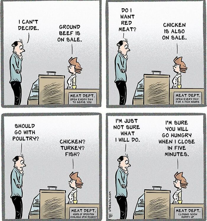 Artist Creates Humorous Cartoons Retail Workers And Ordinary People Are Likely To Relate To (44 New Pics)