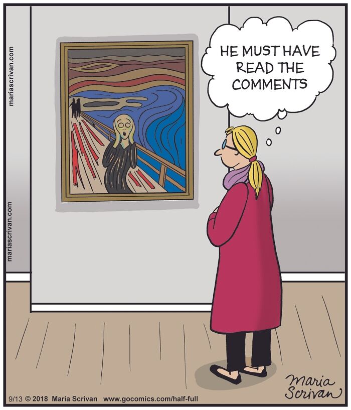 Cartoonist Maria Scrivan Giggles Her Audience Only Through Single-Panel (44 New Pics)