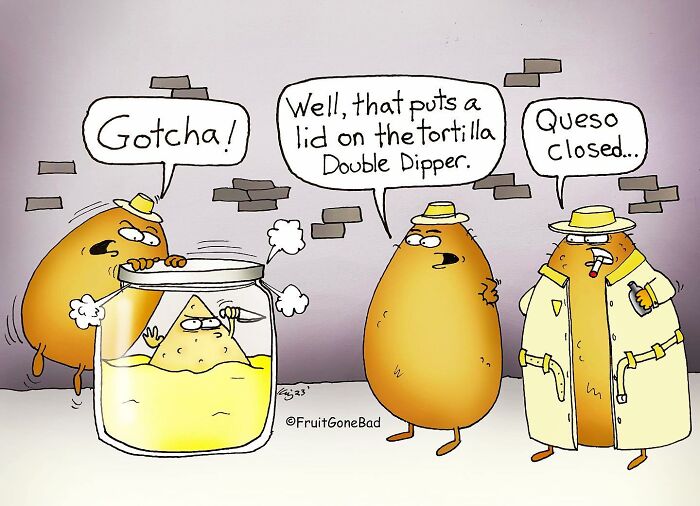 41 New Times NY Cartoonist Captures Dark Humor In One-Panel Food Comics