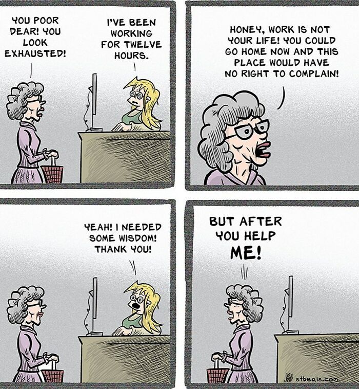 Artist Creates Humorous Cartoons Retail Workers And Ordinary People Are Likely To Relate To (44 New Pics)