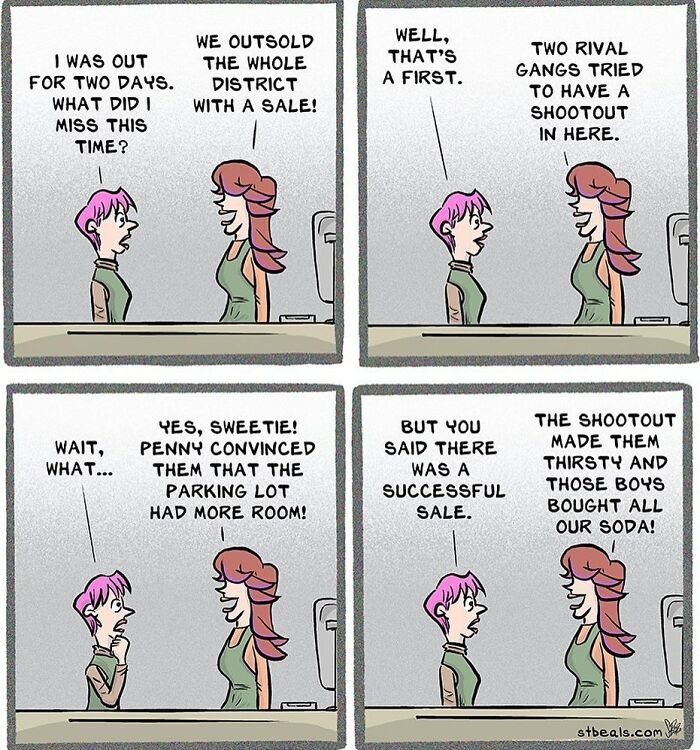 Artist Creates Humorous Cartoons Retail Workers And Ordinary People Are Likely To Relate To (44 New Pics)