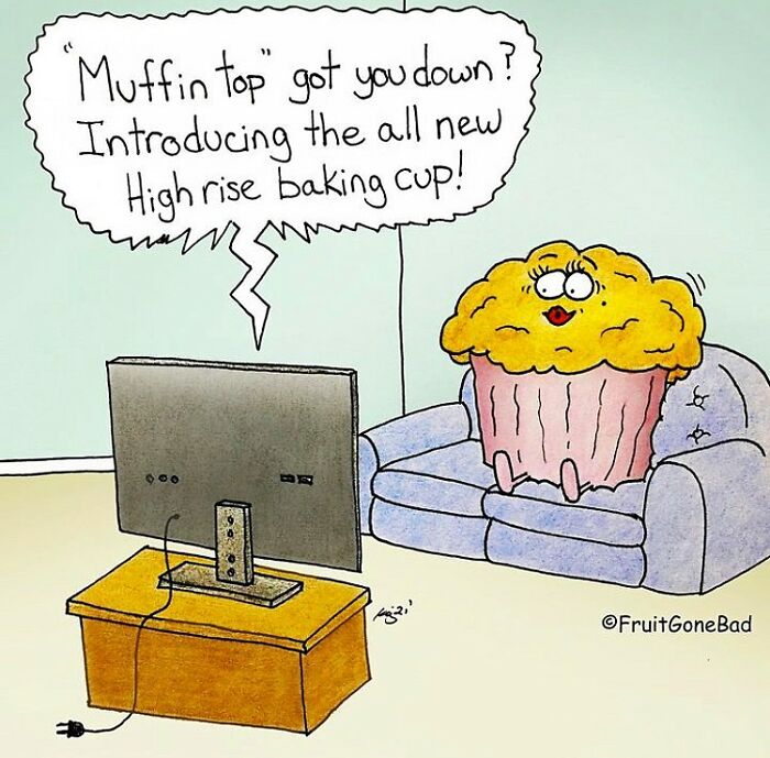 41 New Times NY Cartoonist Captures Dark Humor In One-Panel Food Comics