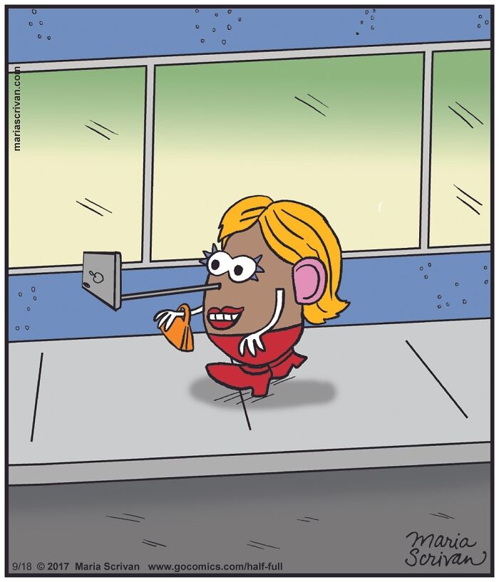 Cartoonist Maria Scrivan Giggles Her Audience Only Through Single-Panel (44 New Pics)