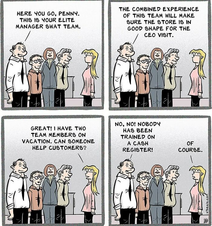 Artist Creates Humorous Cartoons Retail Workers And Ordinary People Are Likely To Relate To (44 New Pics)