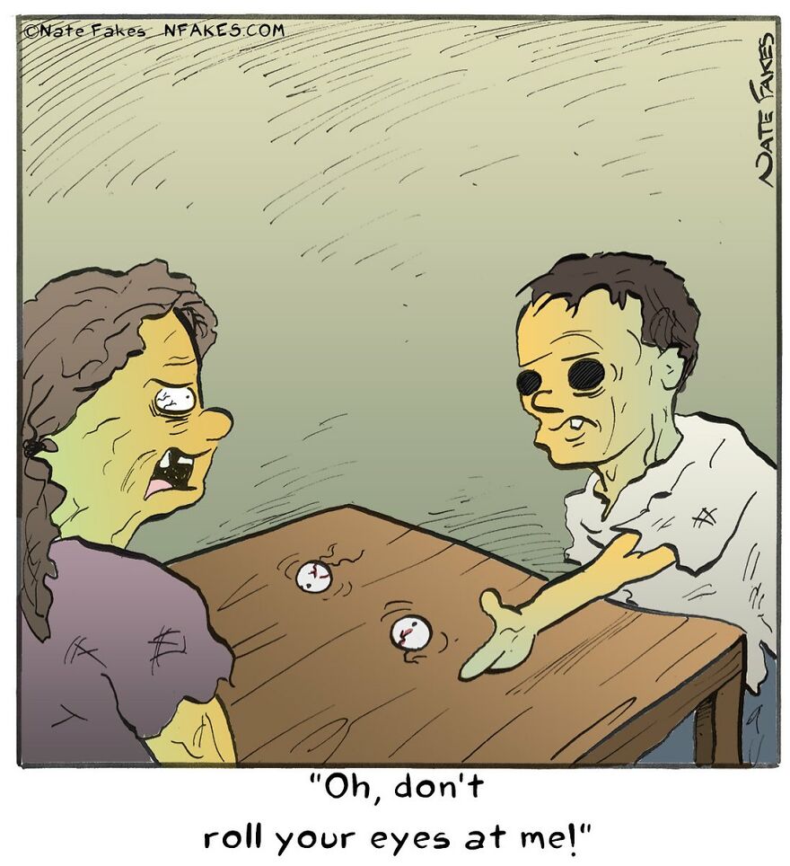 This Artist Can Tell A Joke In A Single Panel, Here Are His Best Works About Halloween (55 Pics)