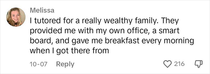 Woman Goes Viral With Over 1M Views After Revealing What It&rsquo;s Like To Nanny For Rich People