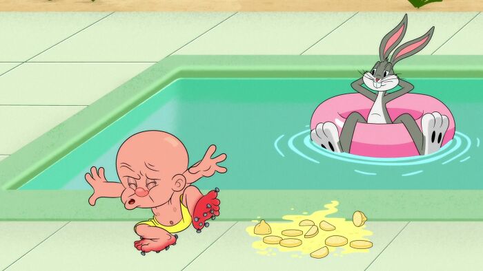 Looney Tunes animated tv show scene 