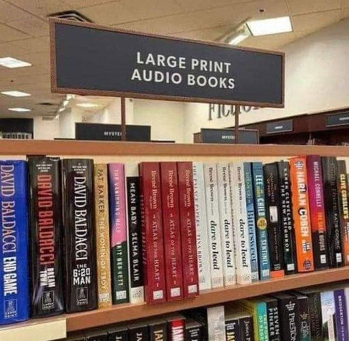 Audiolibros con letra grande