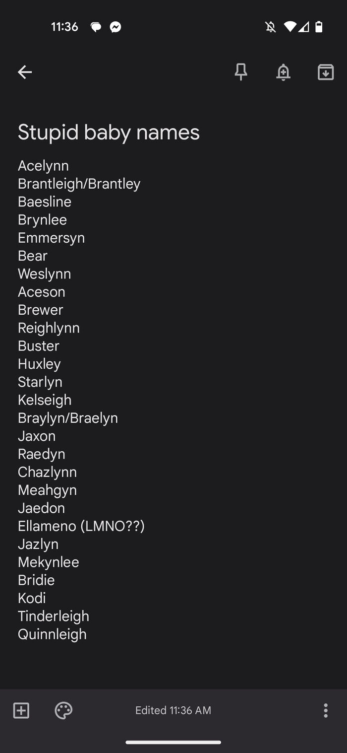 Just Found This Sub, Thought You Would Enjoy The List Of Tragedeighs I've Seen In The Wild Over The Years