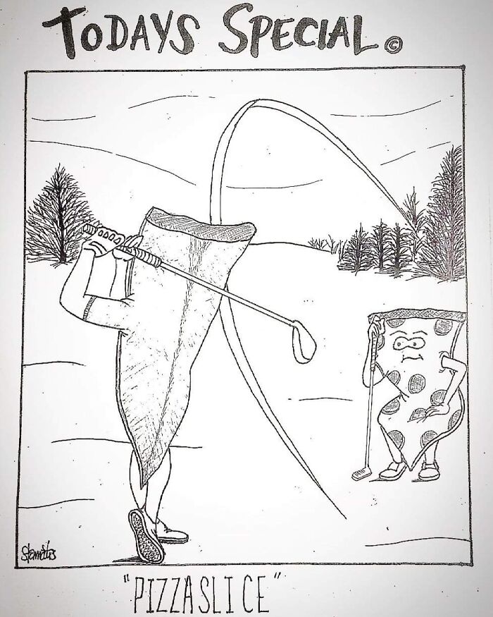 A Comic About Pizza Slice