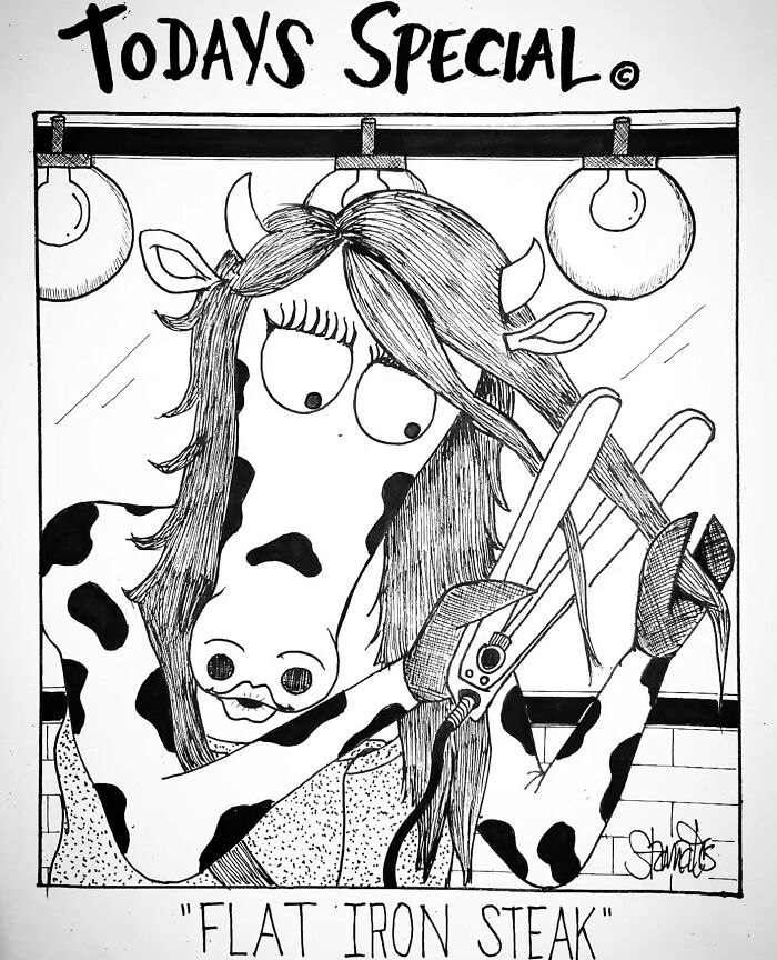 A Comic About Flat Iron Steak