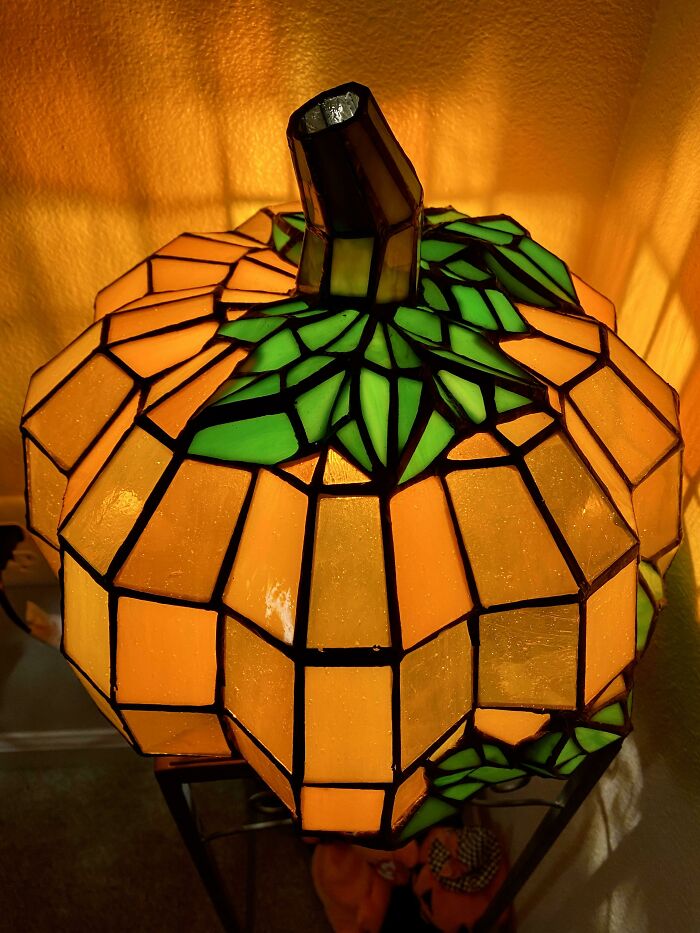 This Is My All-Time Favorite Halloween/Autumn Decoration. Would Love It If It Was A Jack-O'-Lantern But It Still Makes Me Smile Just As A Lovely Pumpkin