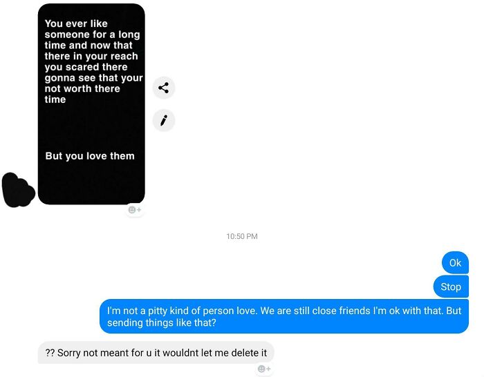 This Is My Ex-Girlfriend Whom I Broke Up With From Long Distance. This Isn't The First Time She's Done This, But To Be Honest, Am I In The Wrong Here?