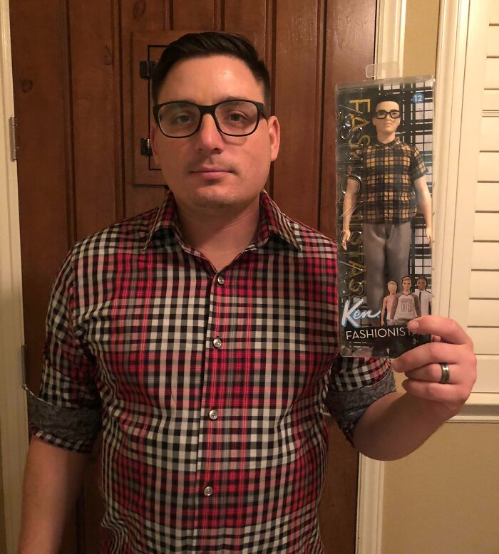My Husband Ken Found A Mini Plastic Version Of Himself At HomeGoods
