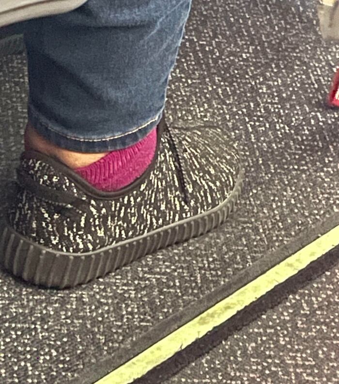 Lady On My Flight Wore Her Camouflage Shoes