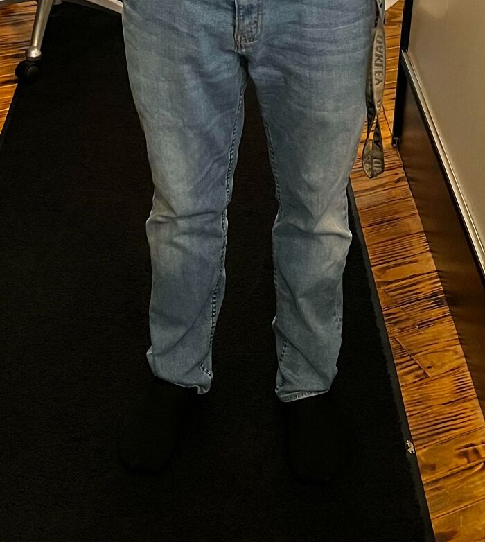 I Slid My Shoes Off For A Second At Work Today And My Coworker Noticed That My Feet Vanished