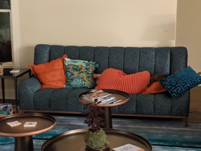 Just A Couch With Pillows