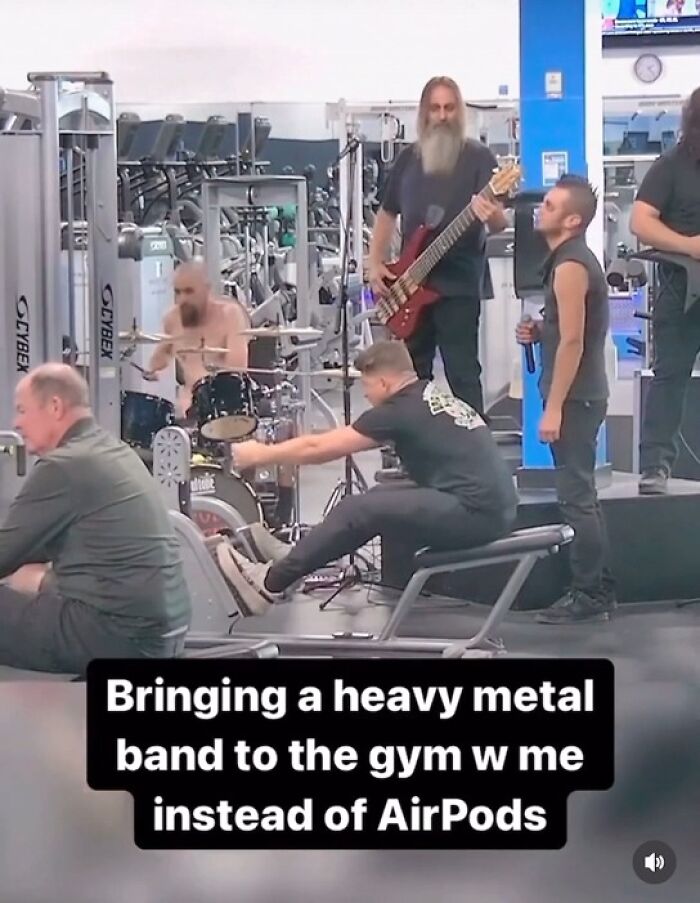 Ruining The Gym For Everyone. Poor Grandpa