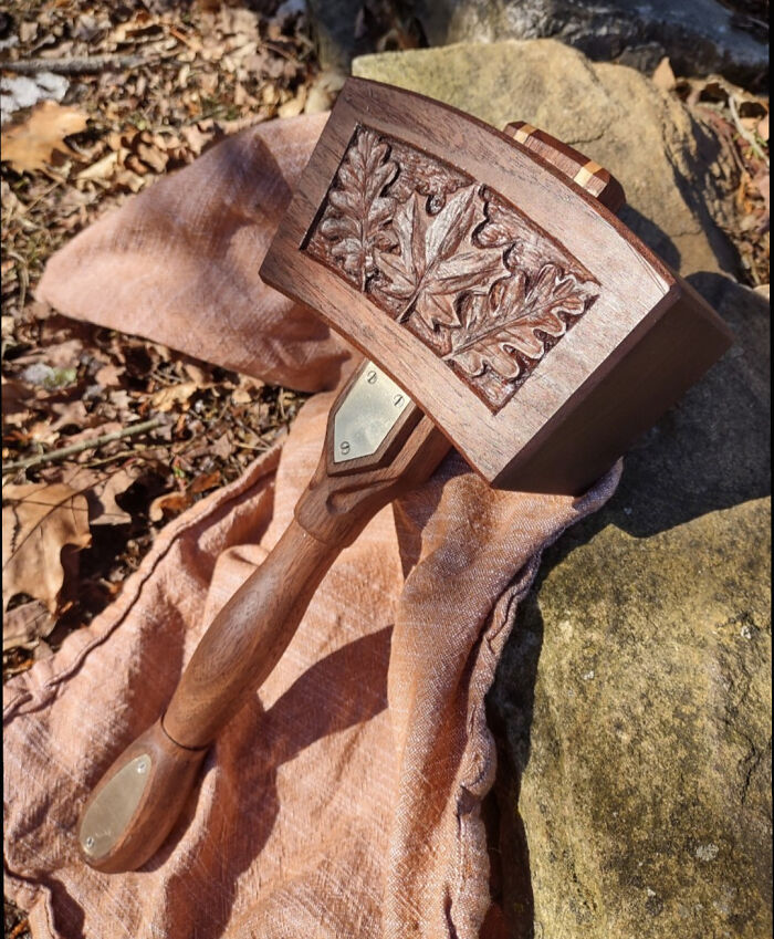 Black Walnut Joiners Mallet. I Had Been Getting Into Carving, And I Needed A Heavy Mallet For Carving And Mortises. And Then I Found Out About A Maker's Challenge. And I Had Recently Become Slightly Obsessed With Old English And Scottish Tools. This Guy Was Born