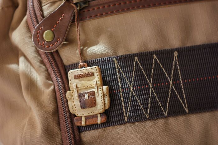 I Carved A Tiny Backpack For My Backpack