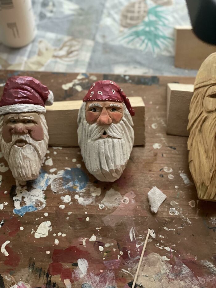 I Messed Up His Hat, So I Turned Him In To A Biker Santa 🎅