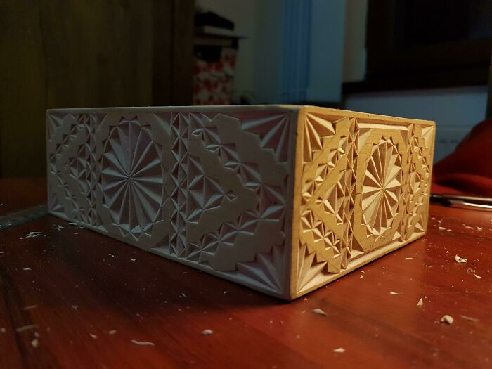 Hello! I Am A Beginner Woodcarver Exploring The Wonderful World Of Reddit. Here's One Of My Newest In-Progress Pieces To Prove Myself :d