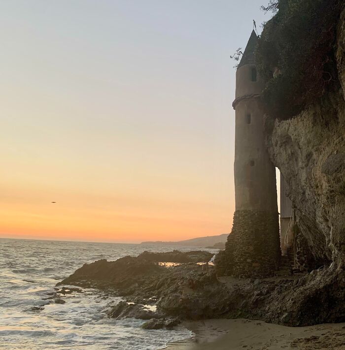 Old Pirate Tower Hidden Somewhere On The Beach 