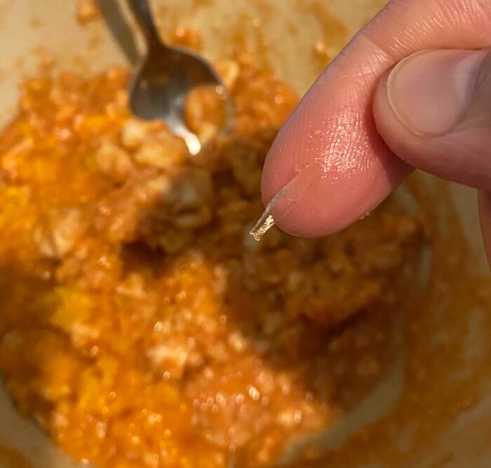 While Eating Lunch, I Found Glass In My Soup