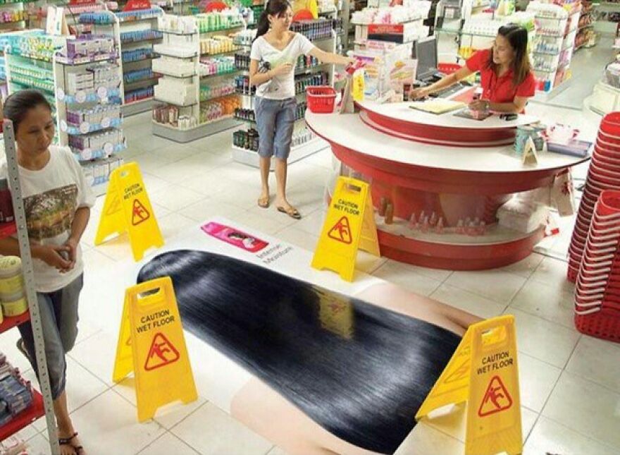 Champú efecto mojado