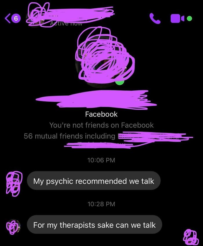 An Ex, Kindly Reminding Me Why We Broke Up Six Years Ago