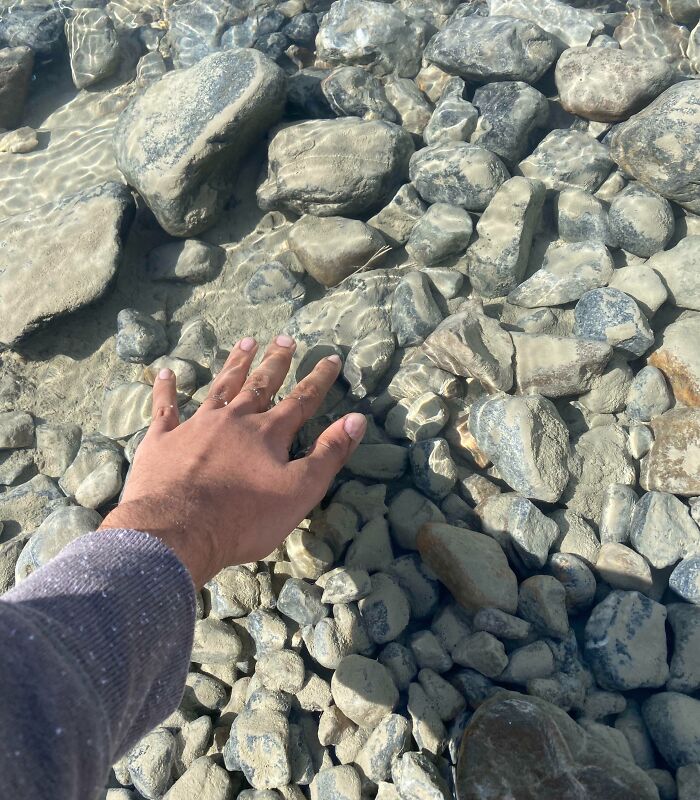 I Found Glacier Water So Clear You Can Barely See It
