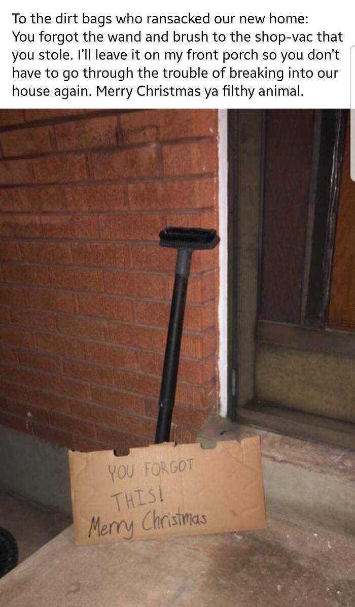 Found On My Facebook Wall. These Theives Got An Early Christmas