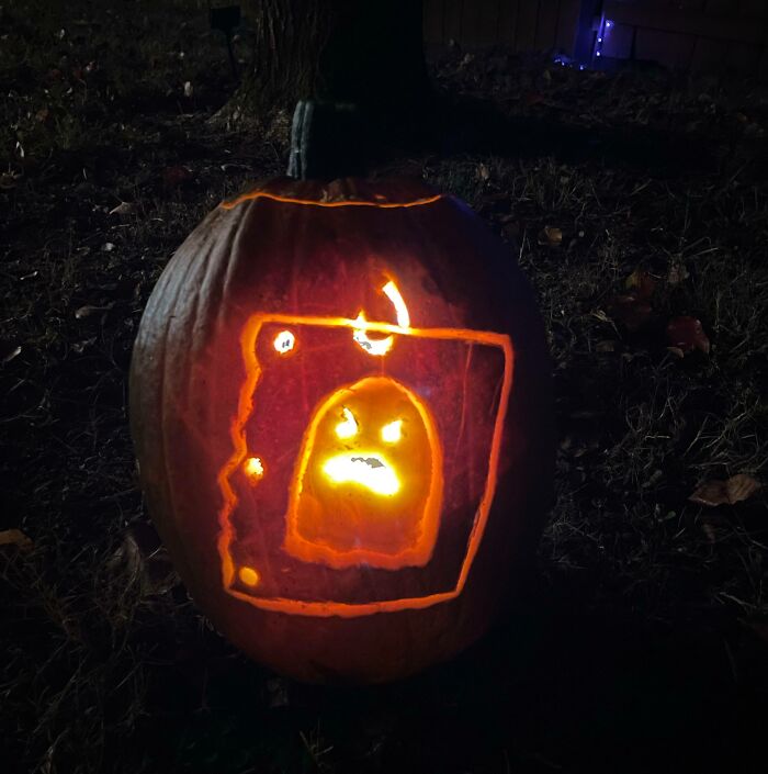 My Jack-O'-Lantern For The Year… This Ought To Scare Them
