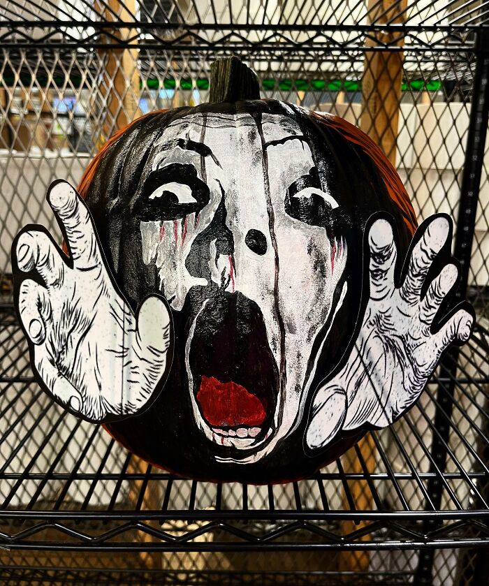 My Pumpkin For A Painting Contest At Work