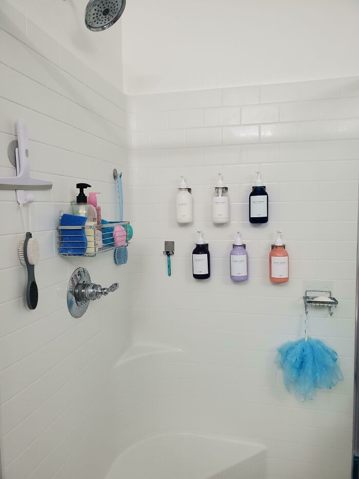 He organizado la ducha