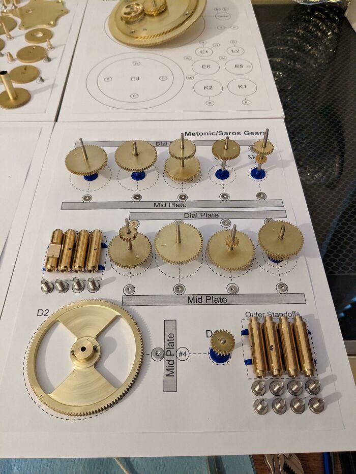 I Print Out These Layout Sheets To Keep Track Of Clockwork Parts, Thought Y'all Would Enjoy!