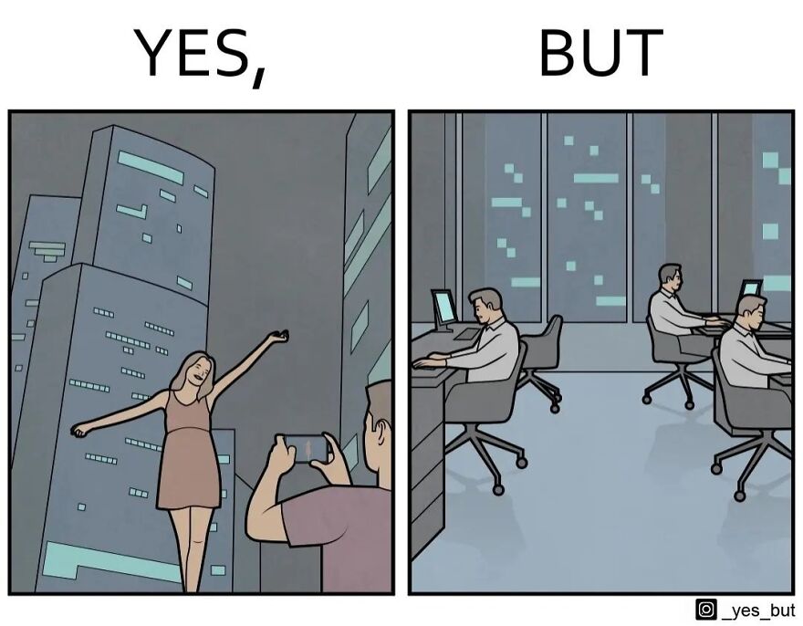 An Artist Called “Yes, But” Illustrates Different Perspectives In 31 New Two-Panel Comics