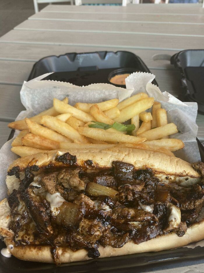 In Pensacola Today, Found A Bulgogi Cheesesteak, You Know I Had To Order That!
