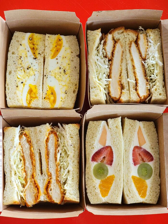 Assorted Sandos From Pop Up Sandoitchi In Houston