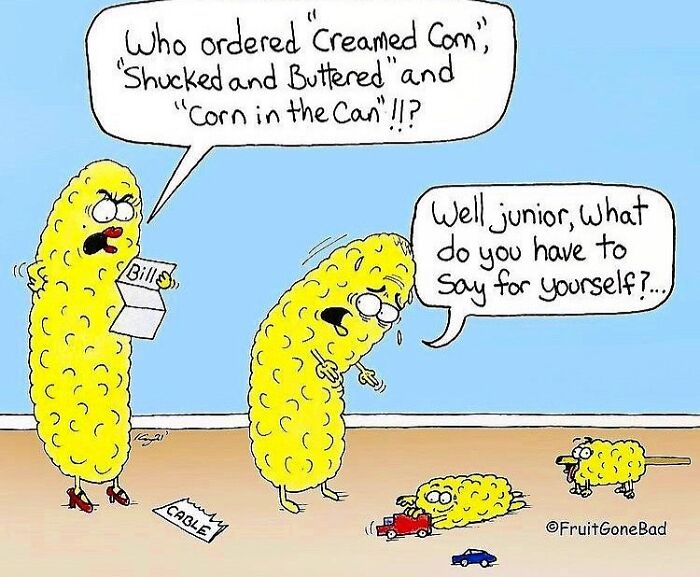 41 New Times NY Cartoonist Captures Dark Humor In One-Panel Food Comics