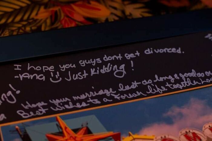 Wedding Guests, Please Don't Do This. It's Not Funny, And Putting "Just Kidding" Doesn't Make It Better